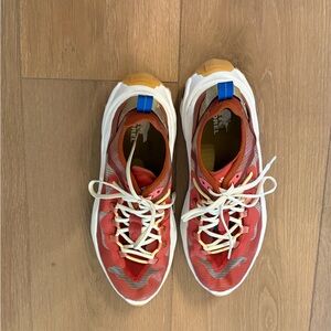 Sorel Red and White Athletic Shoes